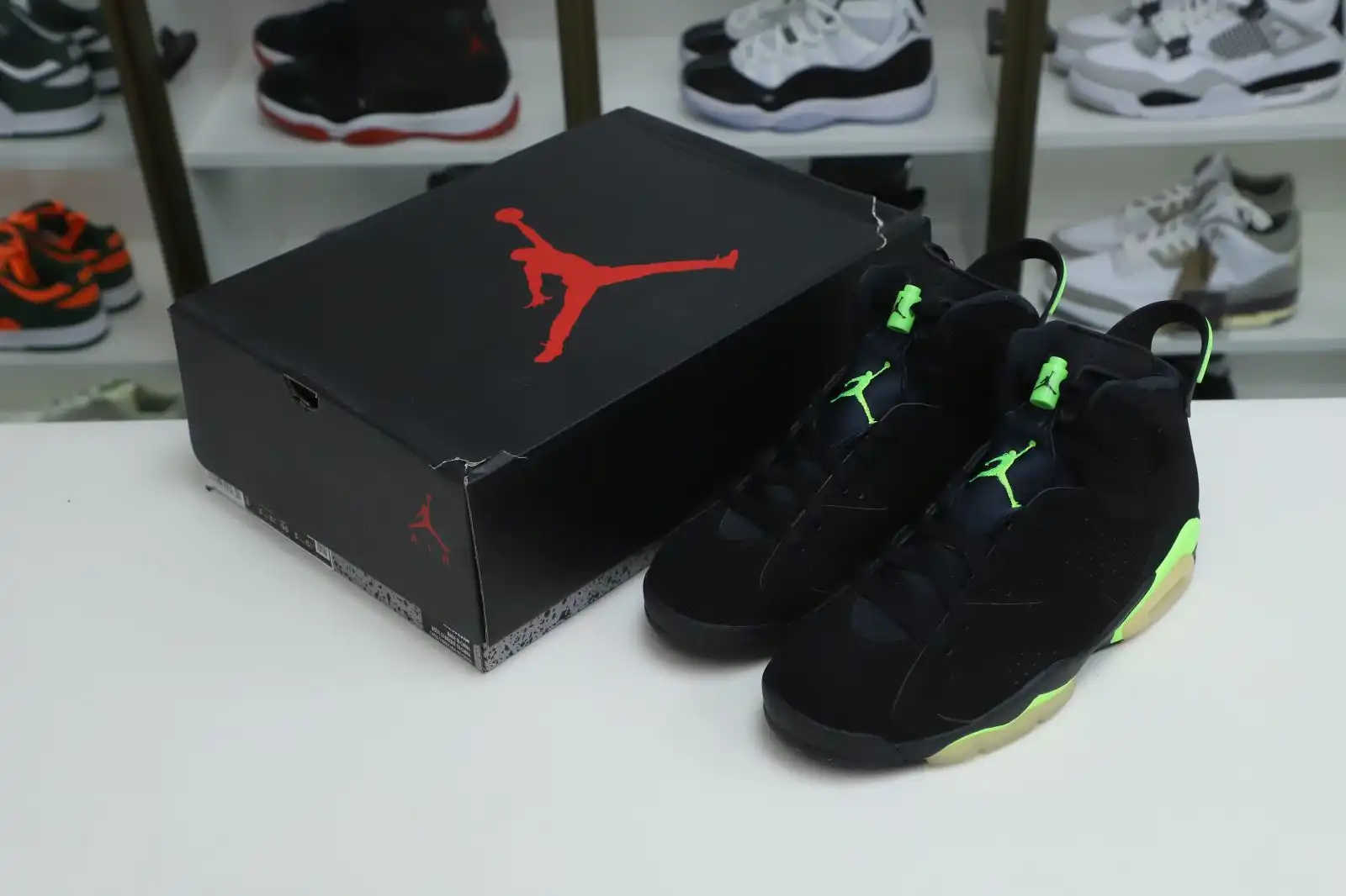 Cheap Kimikick AIR JORDAN 6 RETRO 'ELECTRIC GREEN'