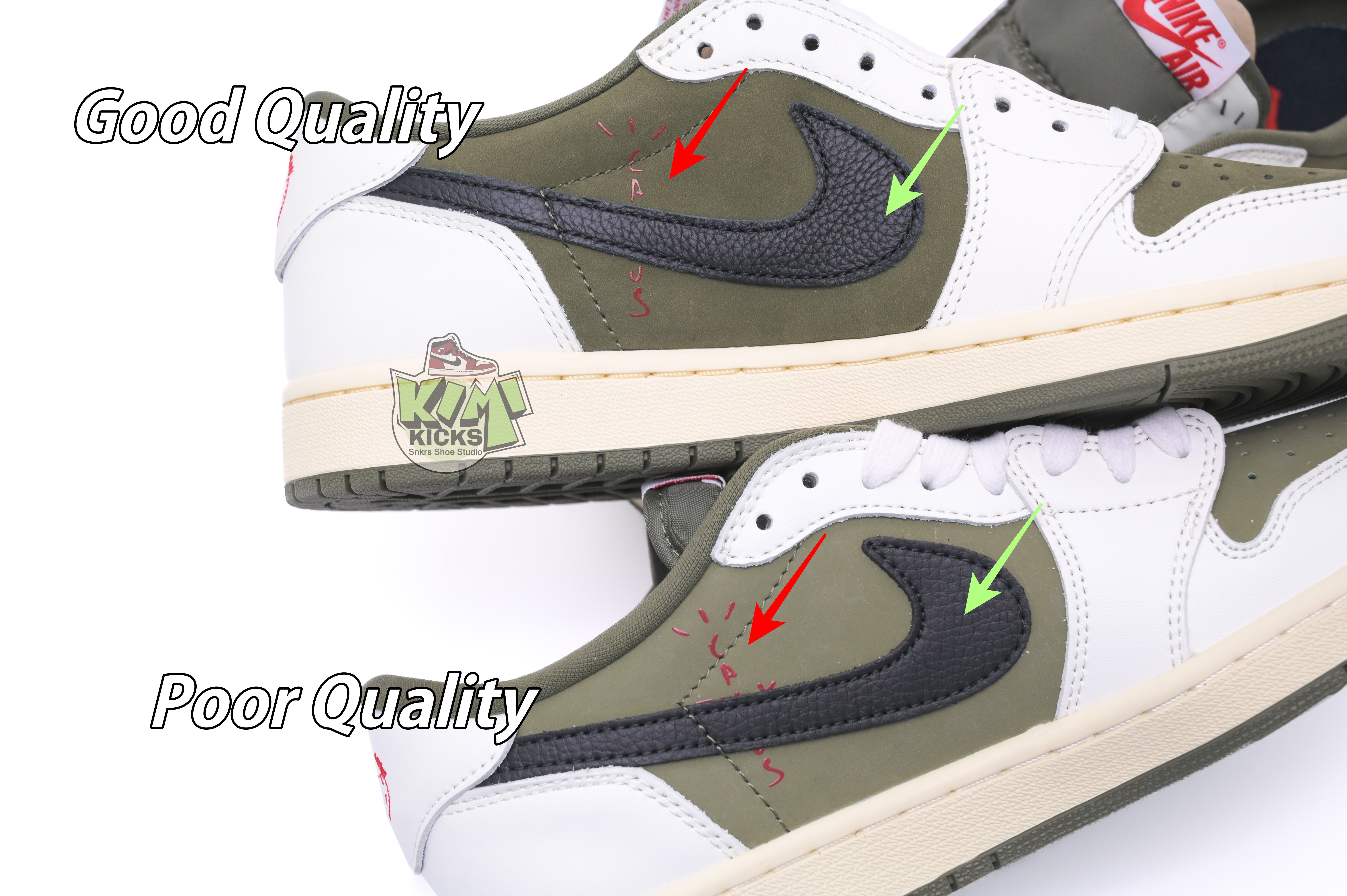 Kimi kick Travis Scottx Jordan Air Jordan 1Low OG “Medium Olive”