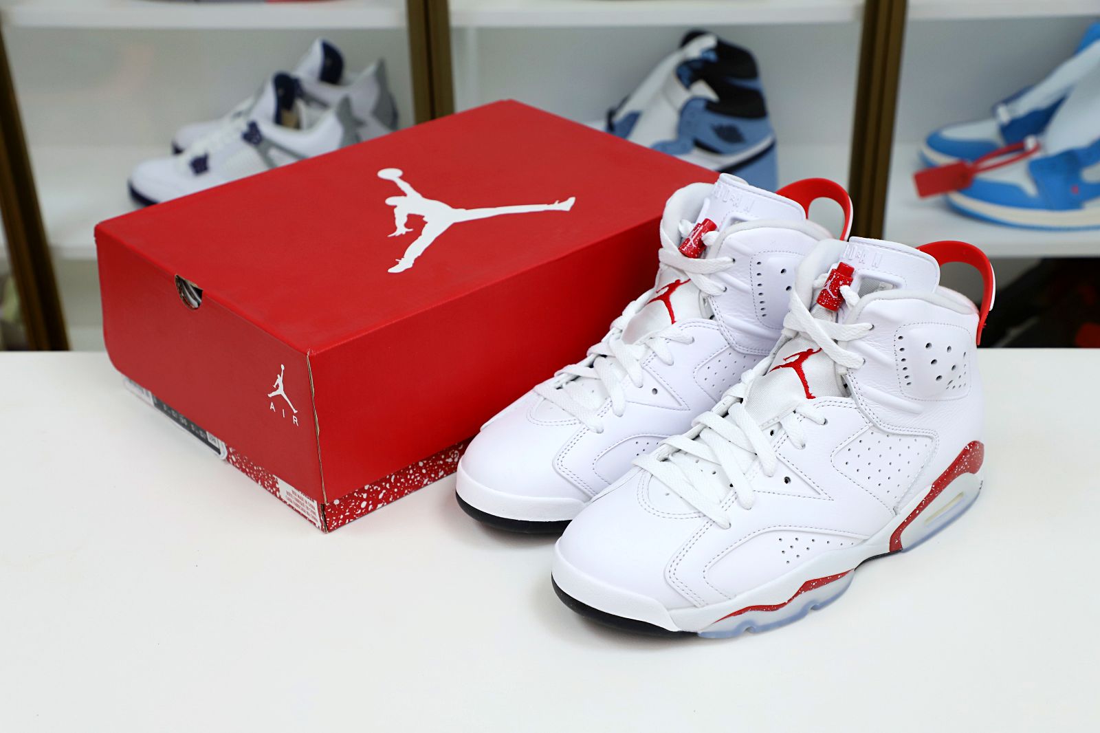 Kimi kick AIR JORDAN 6 RED OREO