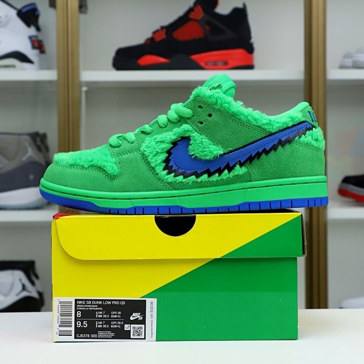 Kimi kick GRATEFUL DEAD X DUNK LOW SB GREEN