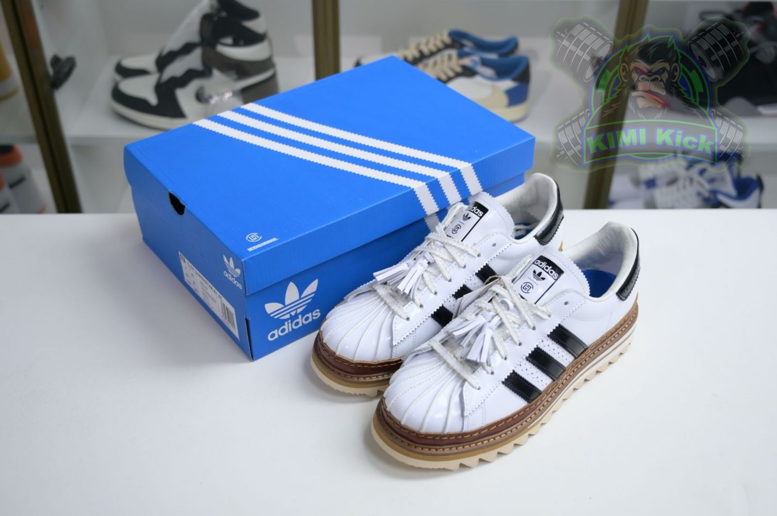 Kimi kick CLOT x adidas originals Superstar