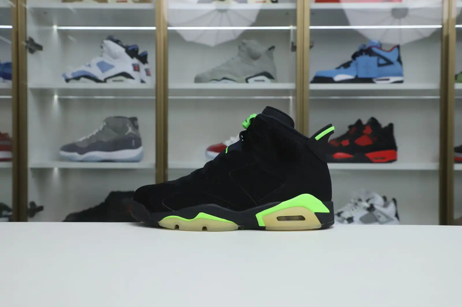 Cheap Kimikick AIR JORDAN 6 RETRO 'ELECTRIC GREEN'