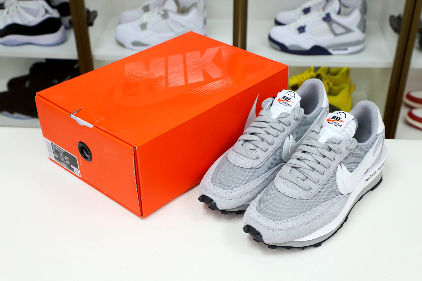 Kimi kick FRAGMENT DESIGN X SACAI X LDV WAFFLE 'LIGHT SMOKE GREY'