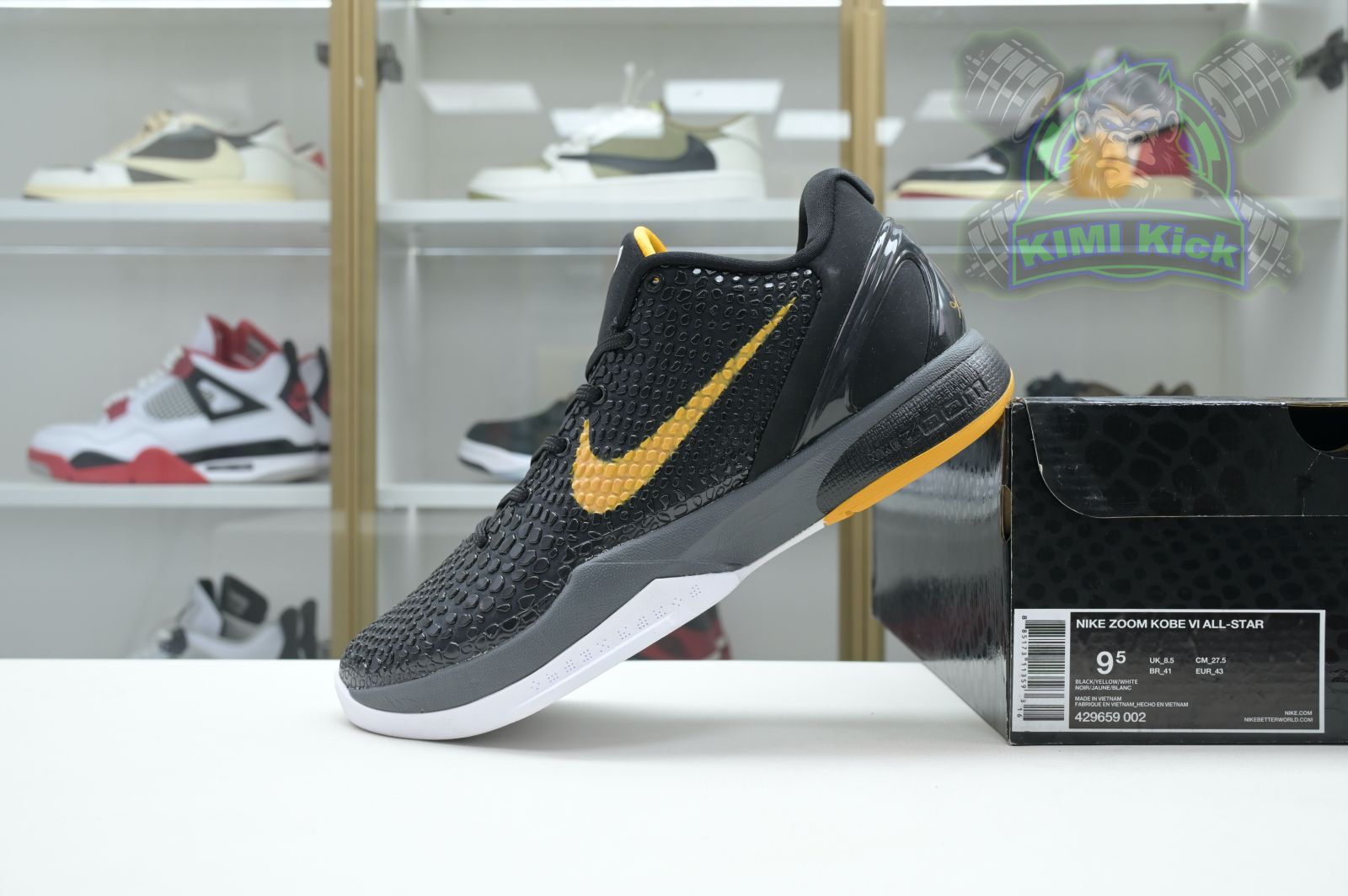 Kimi kick Nike Zoom Kobe 6 Black Del Sol