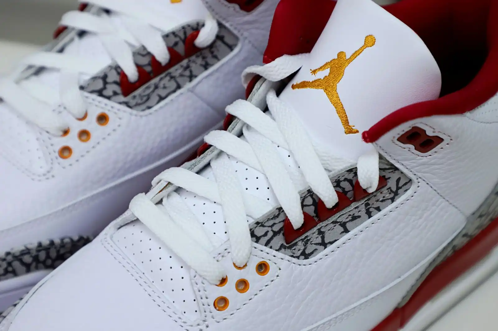 Rep Kimikick Air Jordan 3 Retro  Cardinal Red(CT8532-126）