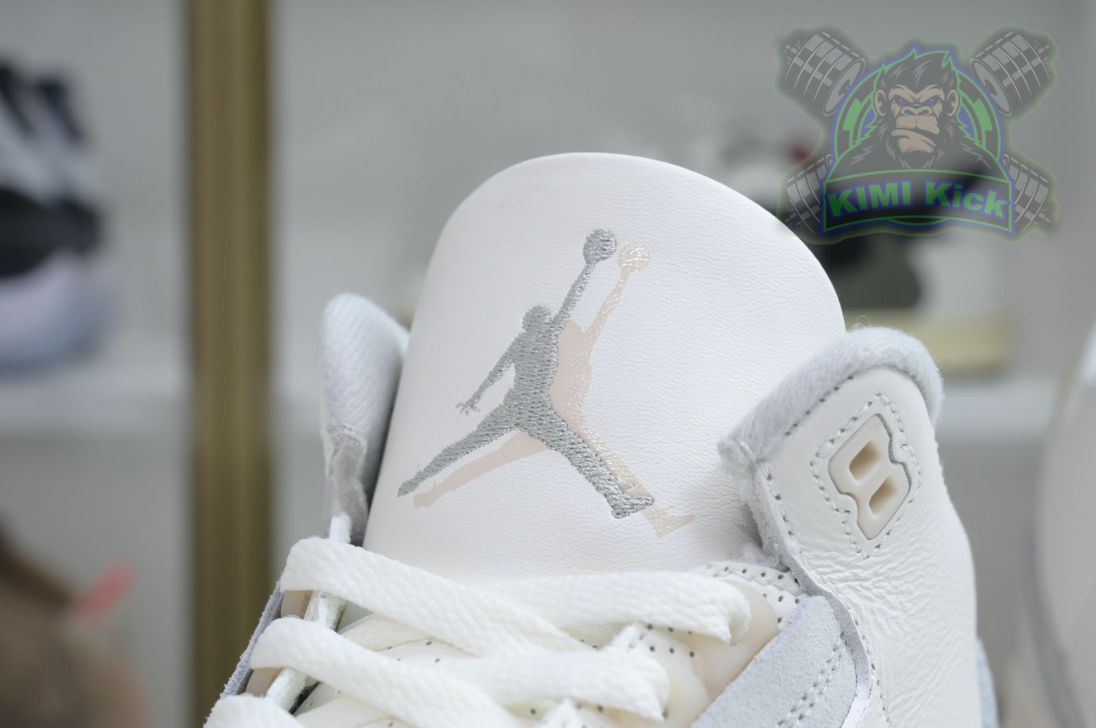 Kimi kick Air Jordan 3 Craft“Ivory”