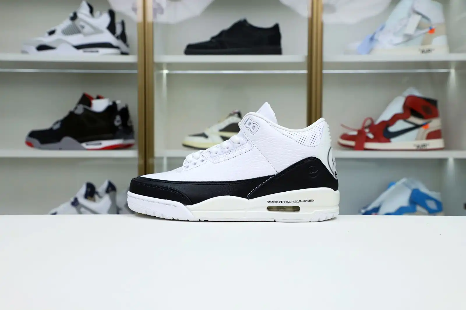 Cheap Kimikick FRAGMENT DESIGN X AIR JORDAN 3 RETRO SP 'WHITE'