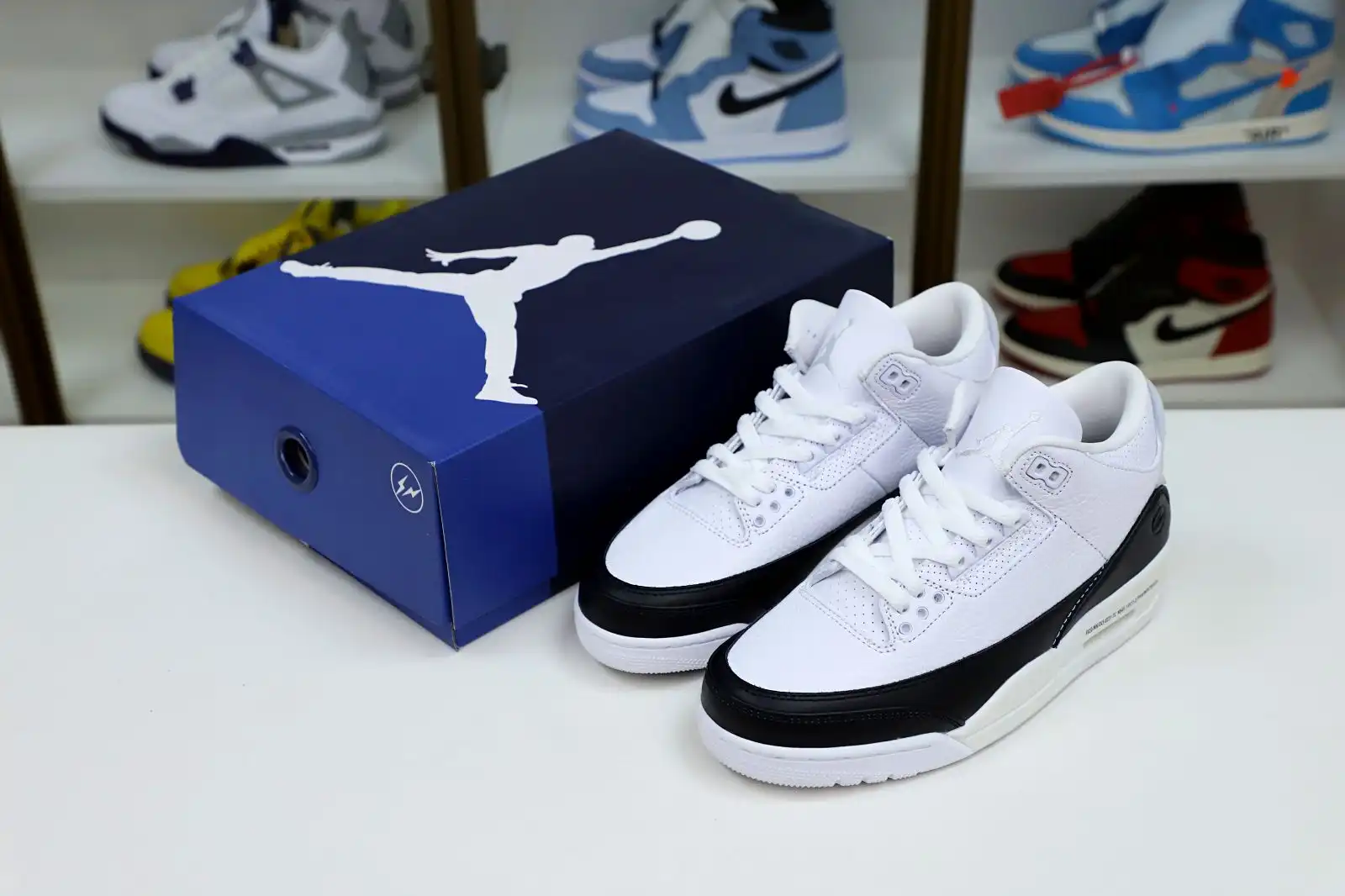 Cheap Kimikick FRAGMENT DESIGN X AIR JORDAN 3 RETRO SP 'WHITE'