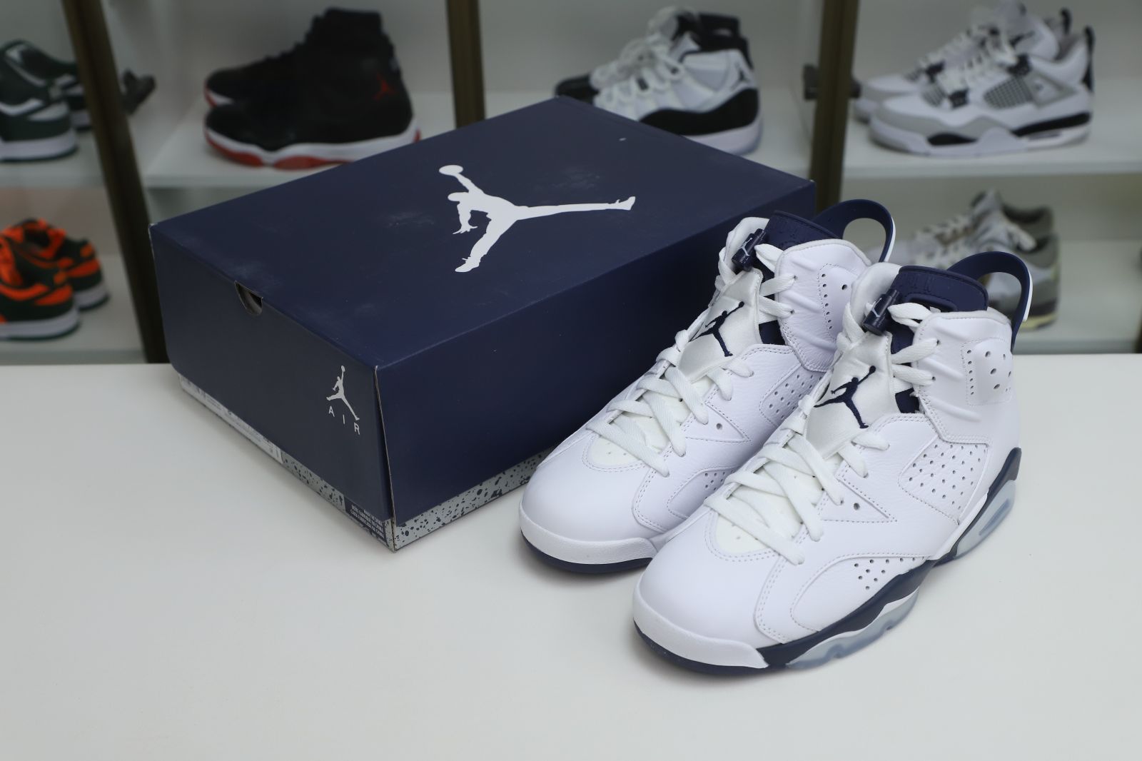 Kimi kick AIR JORDAN 6 MIDNIGHT NAVY