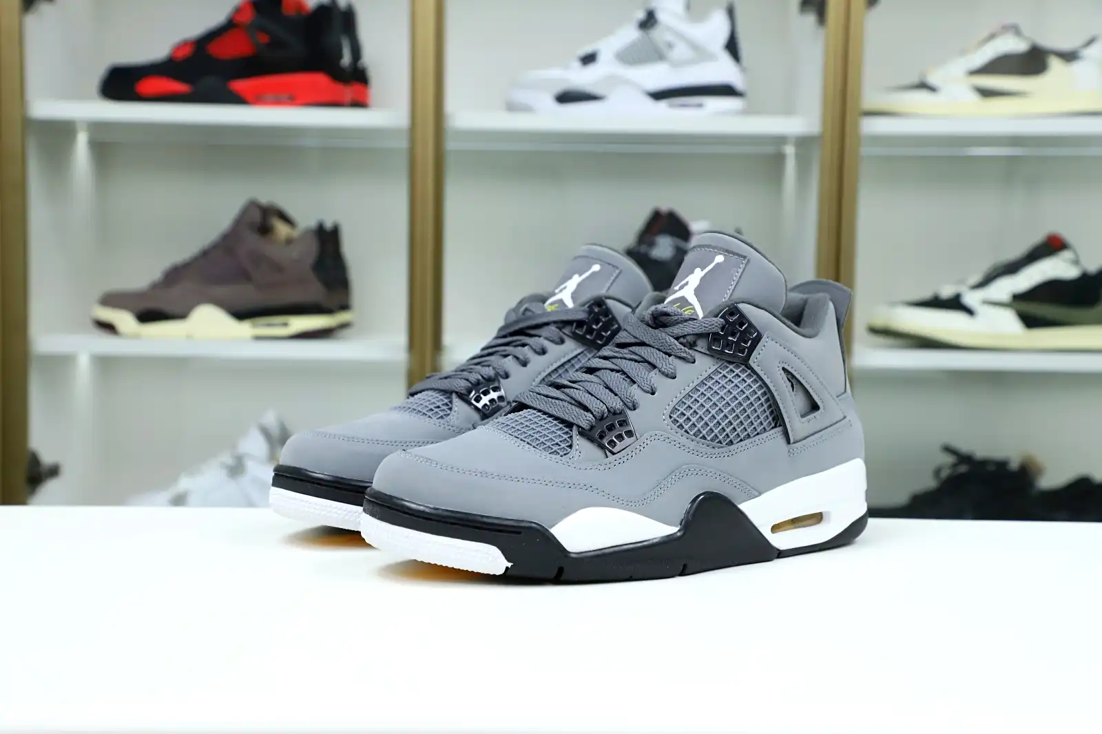 Cheap Kimi kick AIR JORDAN 4 RETRO 'COOL GREY' 2019