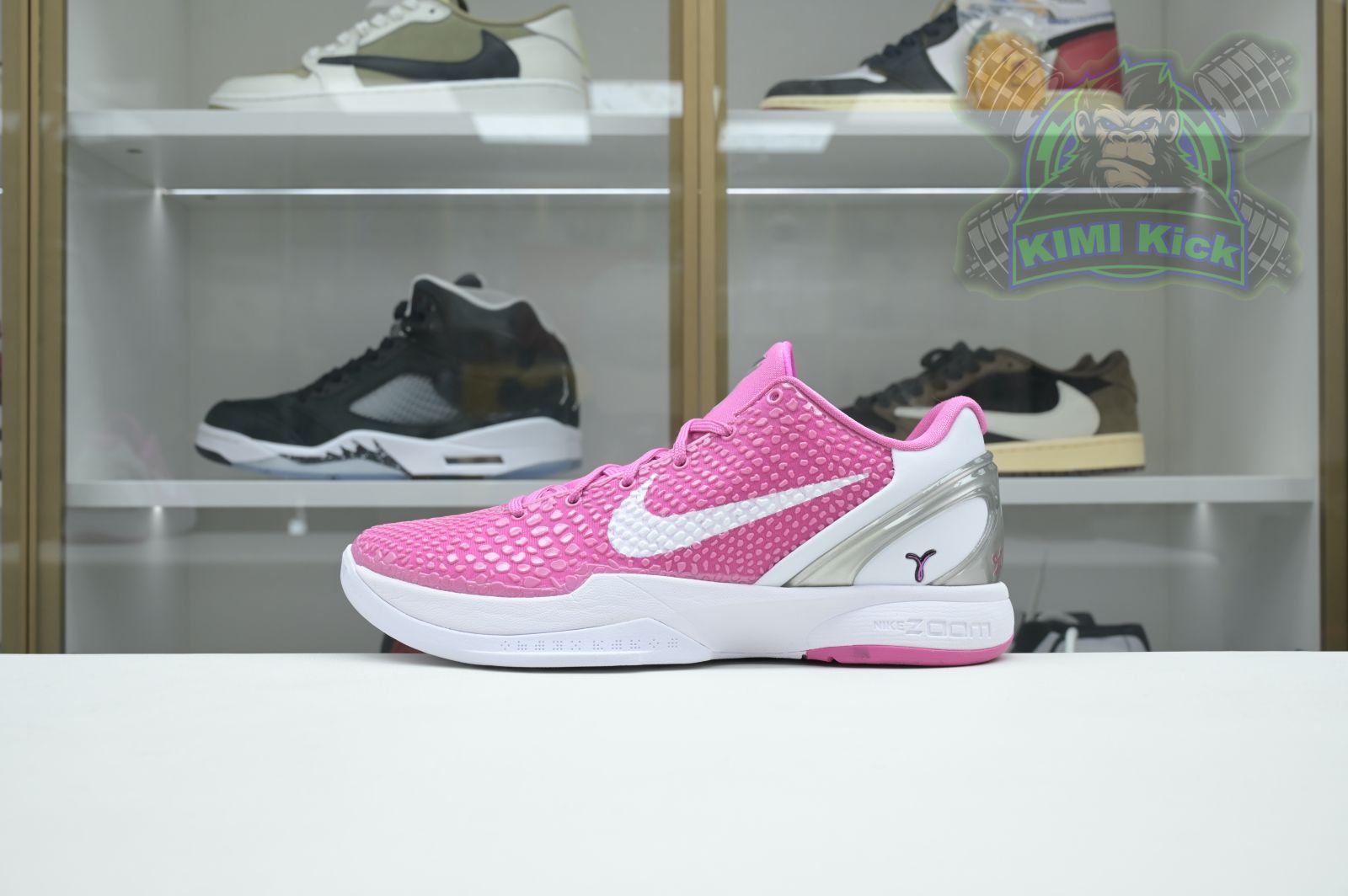 Kimi kick Nike Zoom Kobe 6 Kay Yow Think Pink