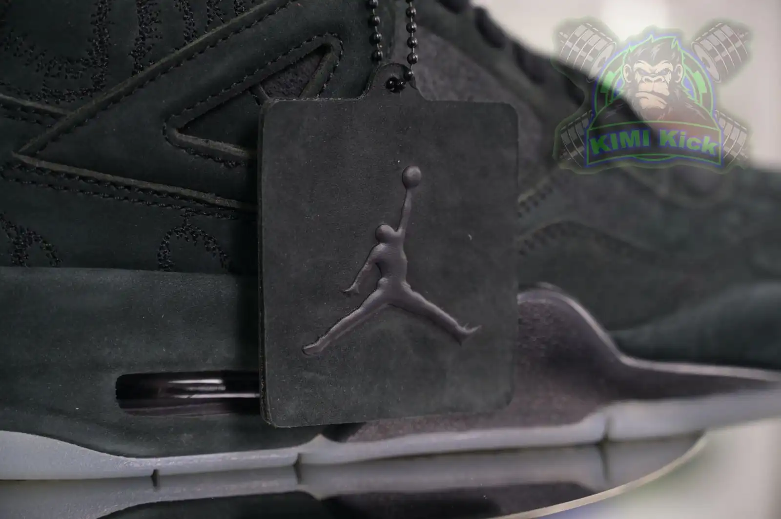 Kimikick Jordan Air Jordan 4 kaws black