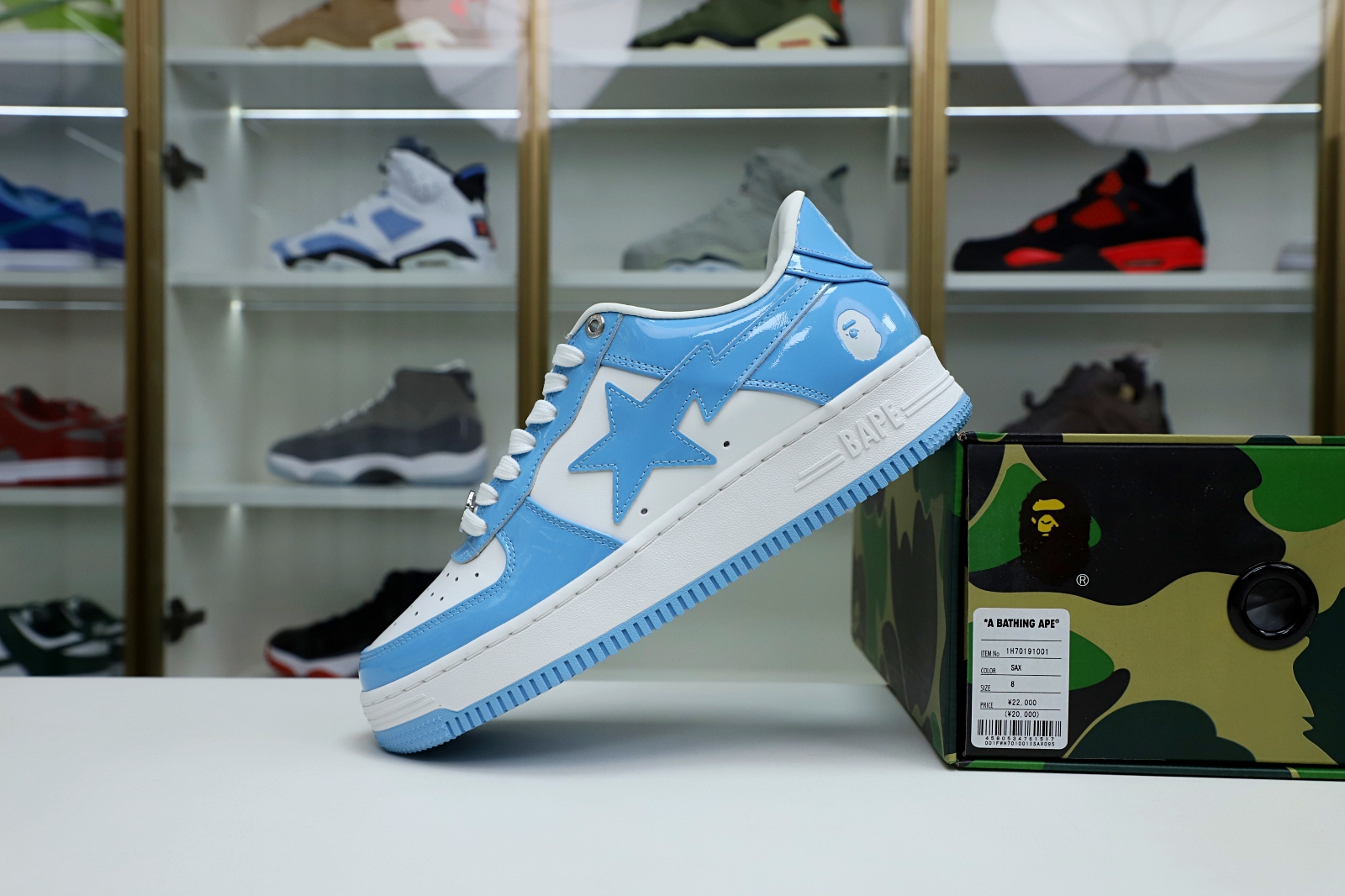 Kimi kick BAPESTA 'BLUE'