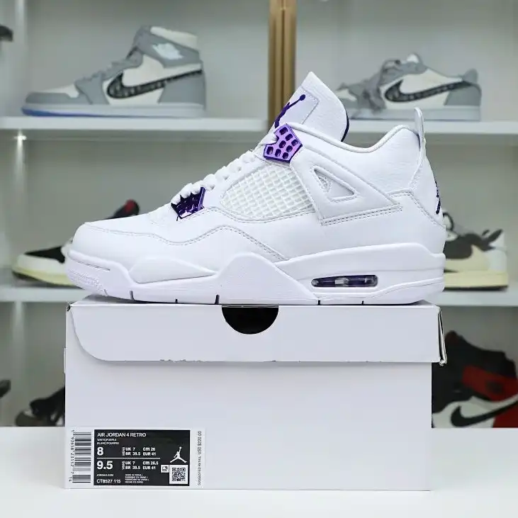 Kimikick AIR JORDAN 4 PURPLE METALLIC