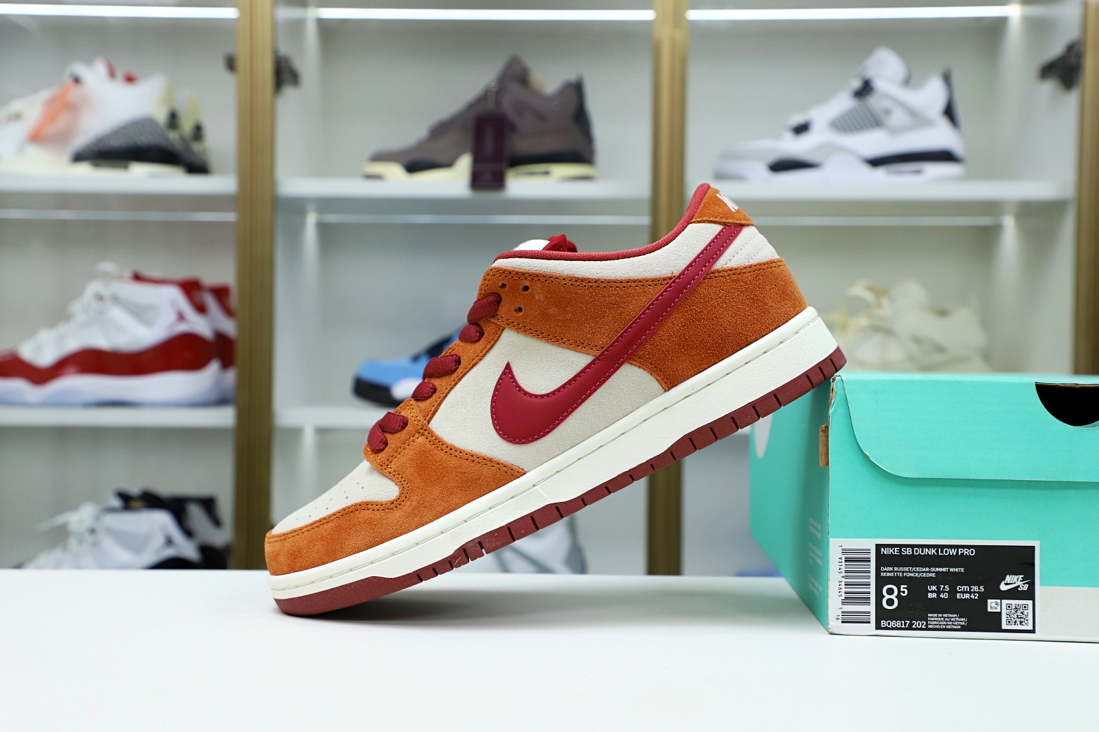 Kimi kick NIKE SB DUNK LOW PRO DARK RUSSET CEDAR 2019