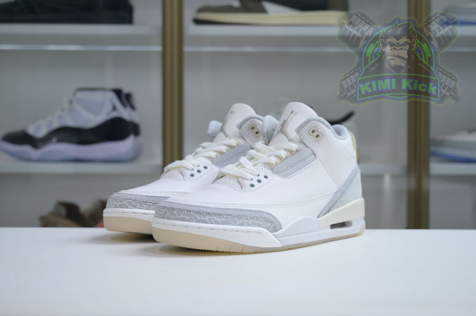 Kimi kick Air Jordan 3 Craft“Ivory”