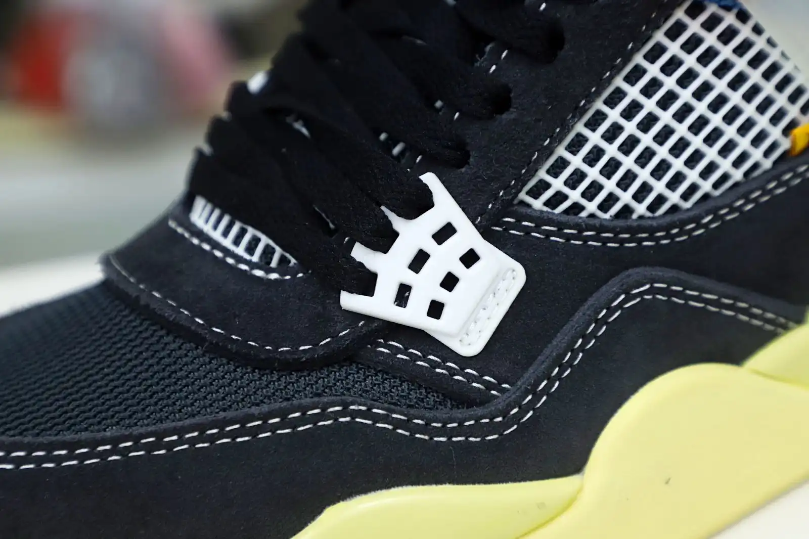 Kimikick UNION LA X AIR JORDAN 4 RETRO 'OFF NOIR'