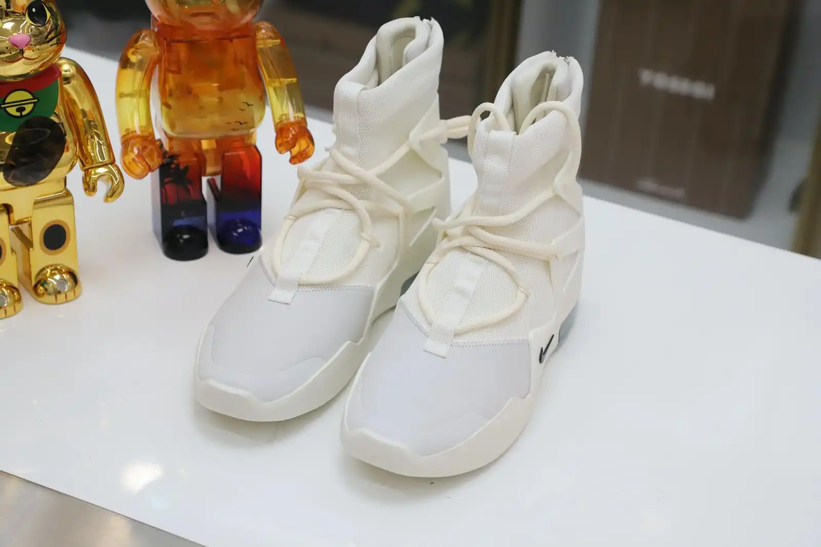 Kimikick Nike Air Fear of God 1 sail black fog