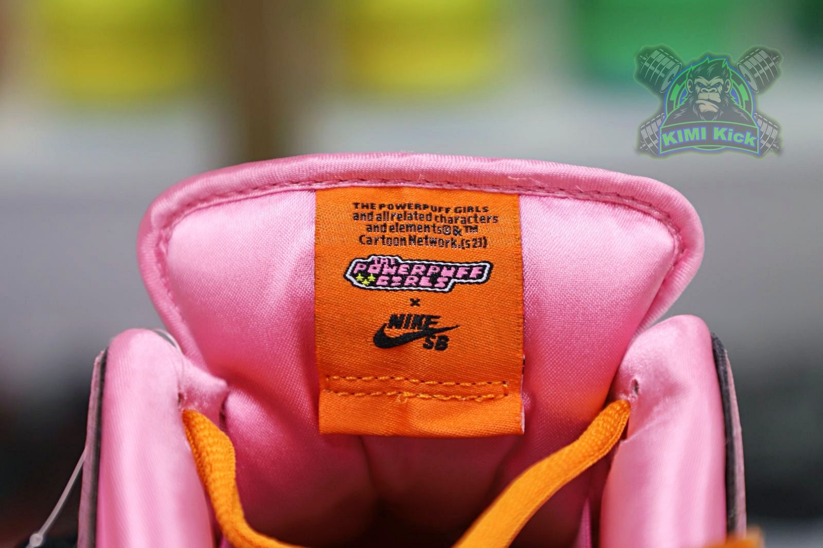 Kimi kick The Powerpuff Girls x Nike Dunk SB Low