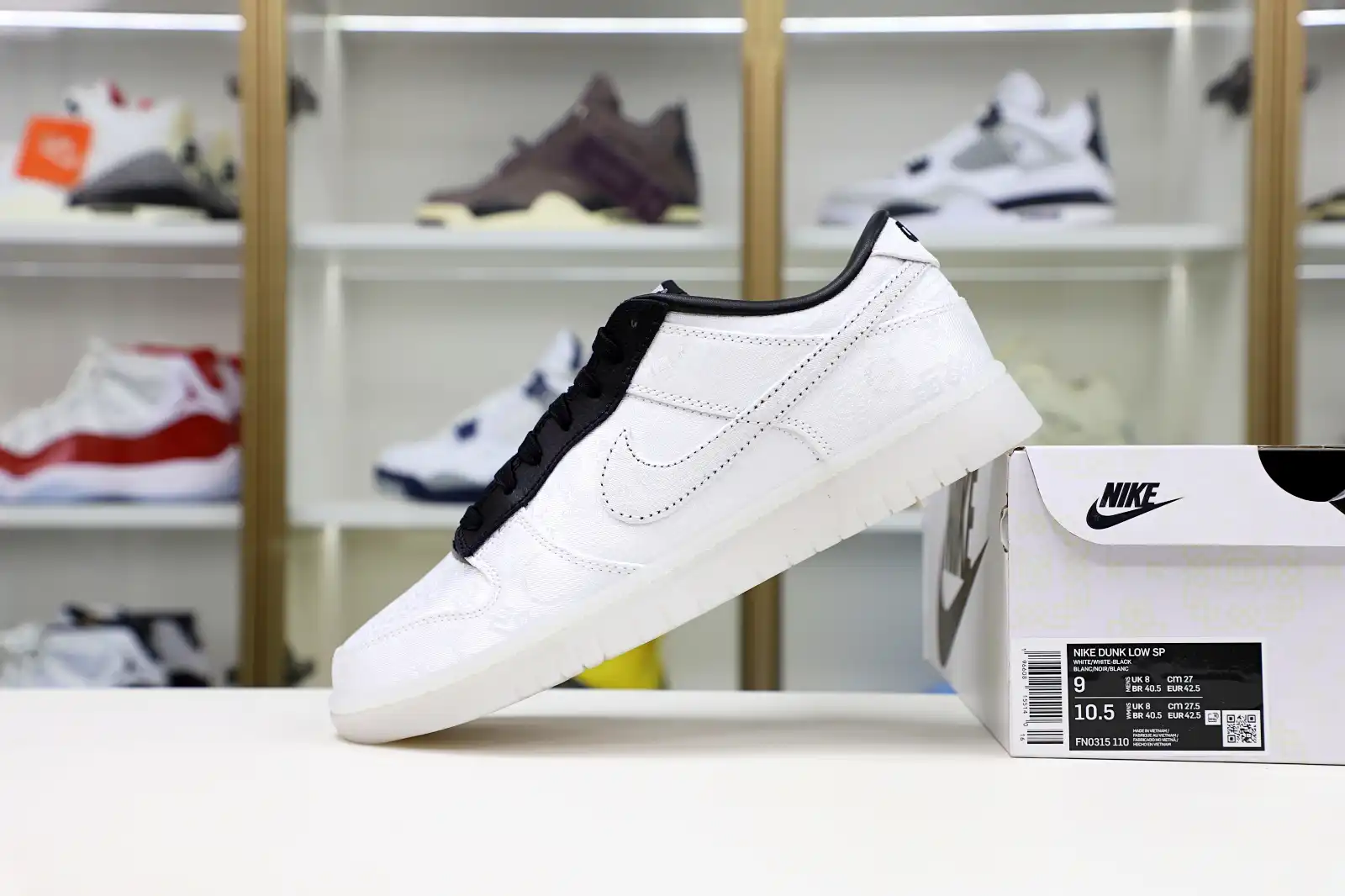 Kimikick Nike Dunk Low x Fragment Design x CLOT