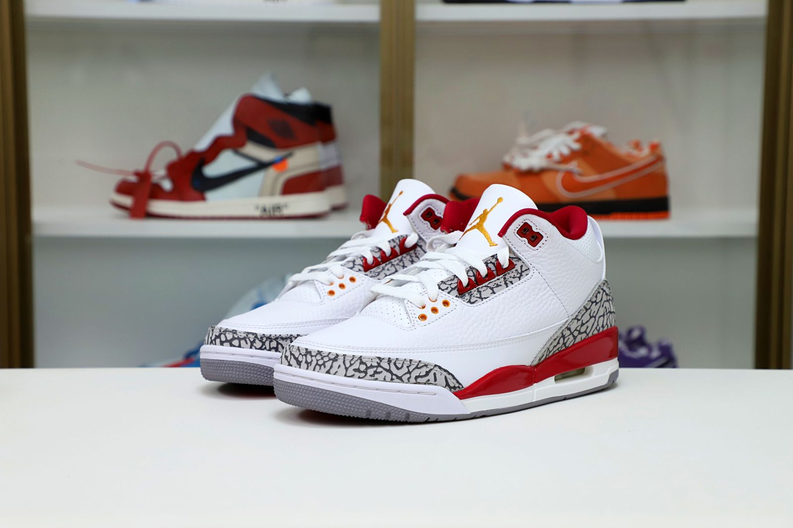 Kimi kick Air Jordan 3 Retro  Cardinal Red(CT8532-126）