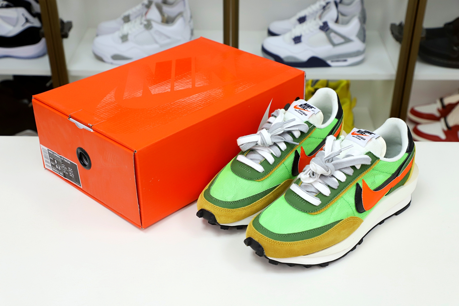 Kimi kick SACAI X LDWAFFLE 'GREEN GUSTO'