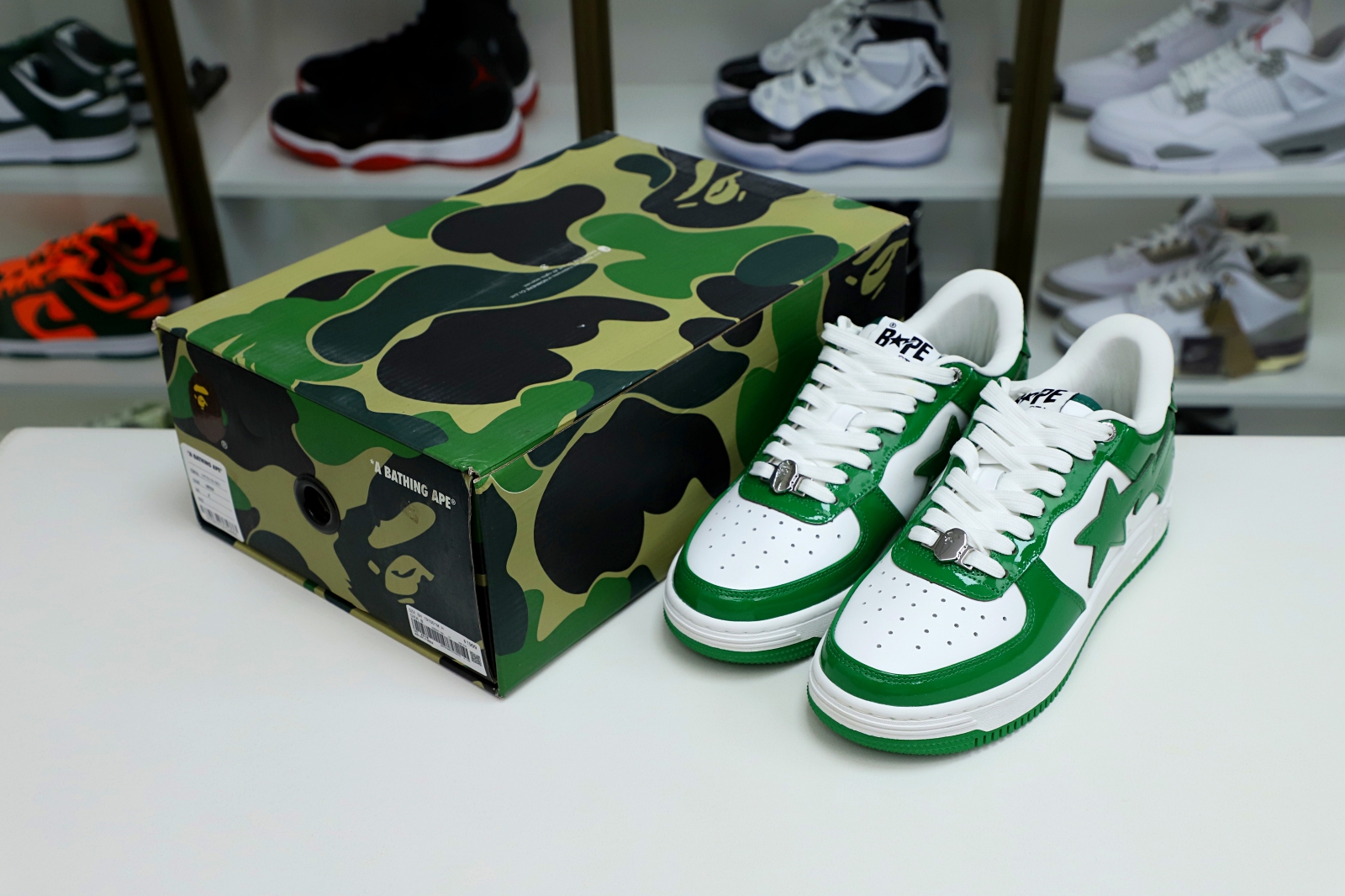 Kimi kick BAPE BAPESTA 'GREEN'