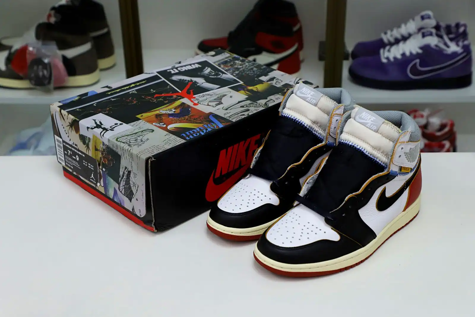 Rep Kimikick UNION LA X AIR JORDAN 1 RETRO HIGH NRG