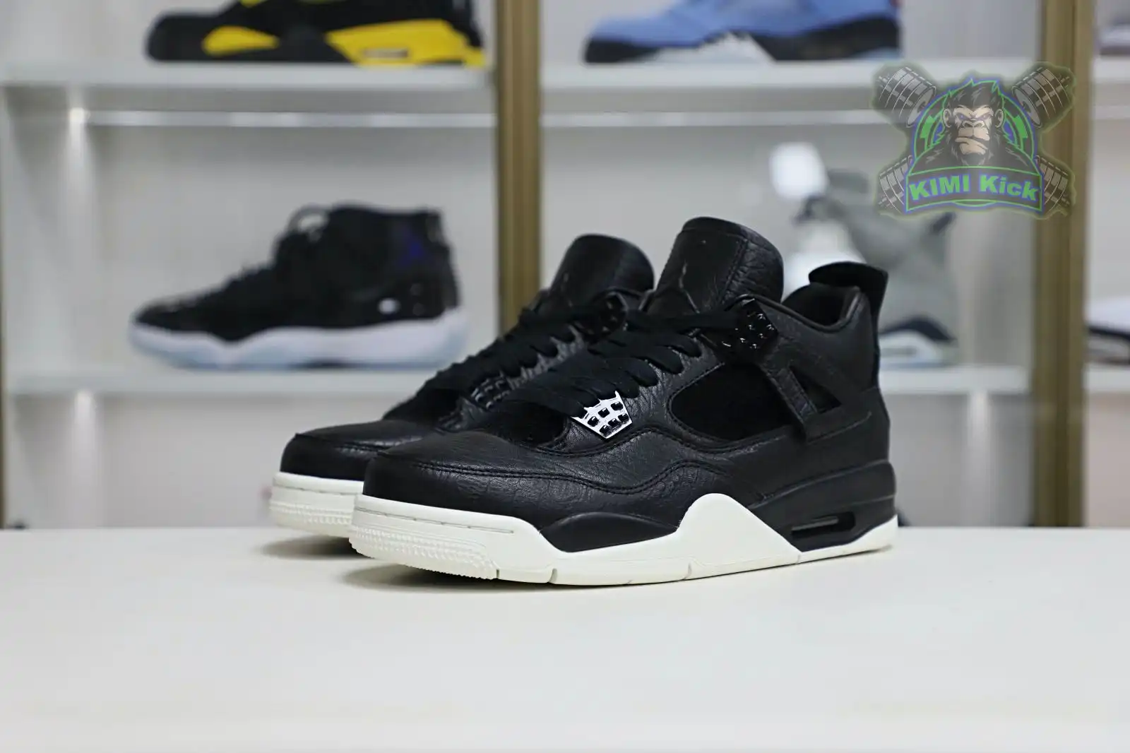 Kimikick Jordan Air Jordan 4 retro ponyhair black