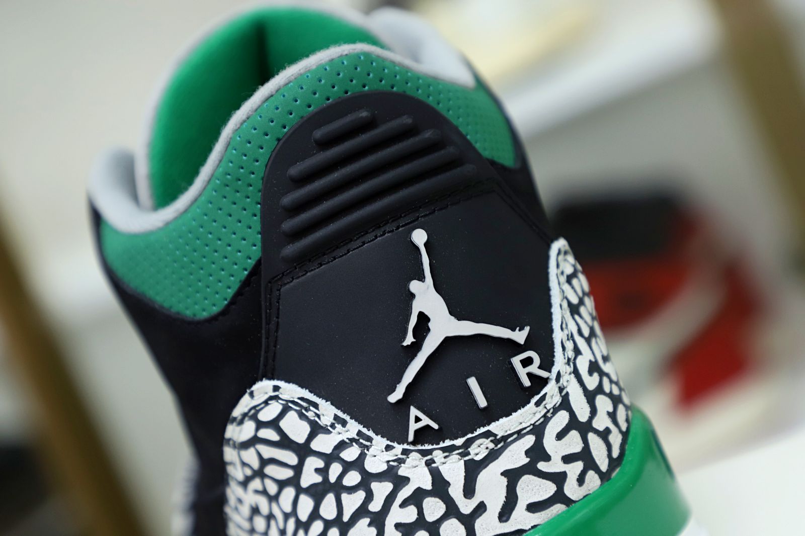 Kimi kick AIR JORDAN 3 PINE GREEN