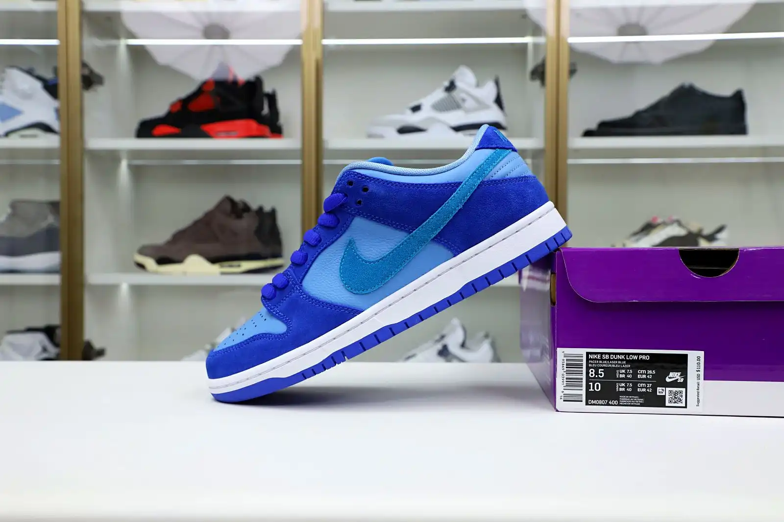 Kimikick NIKE SB DUNK LOW BLUE RASPBERRY