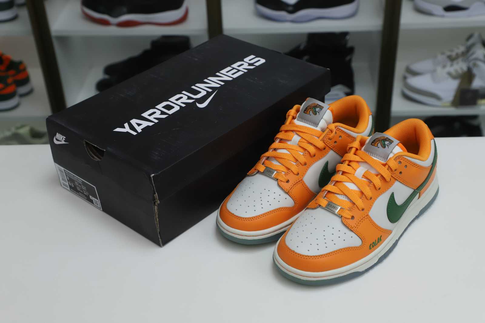 Kimi kick Nike Dunk Low  Florida A&amp;M x