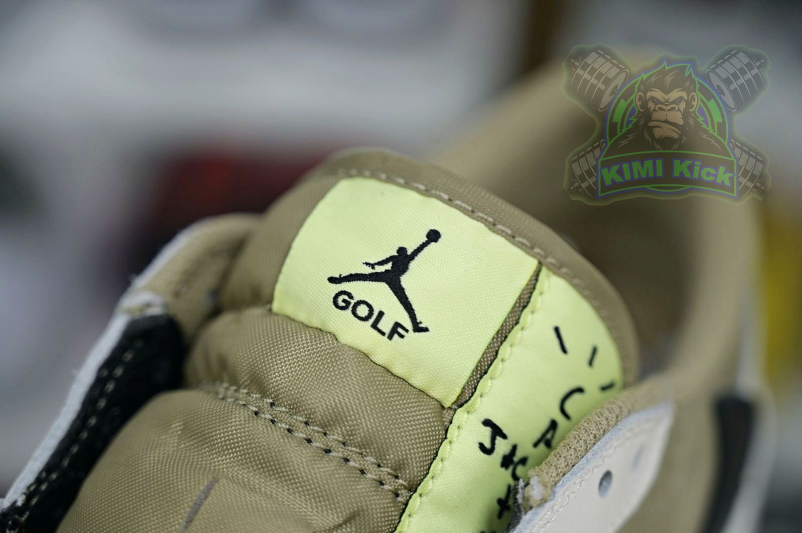 Kimi kick Travis Scott x Air Jordan 1  Low Golf 6.0