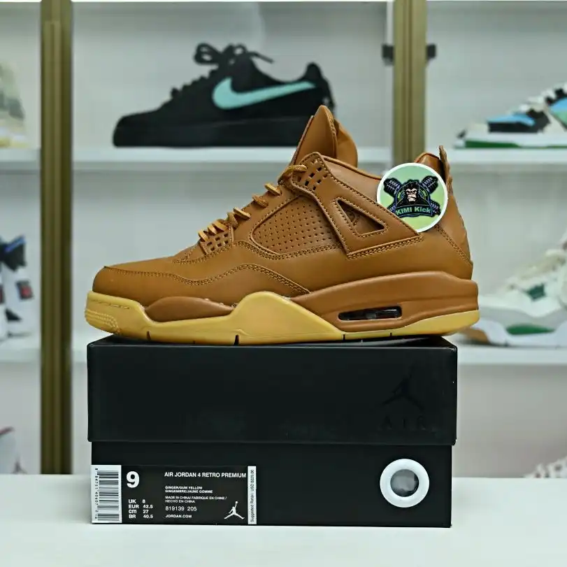 Kimikick Jordan Air Jordan 4 retro ginger wheat