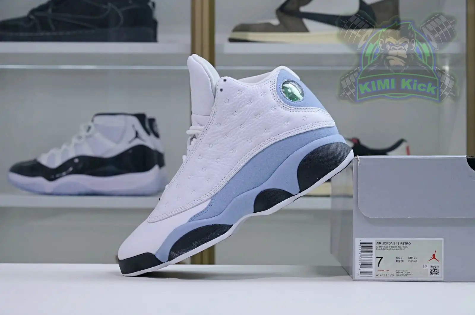 Reps Kimikick Air Jordan 13“Blue Grey”