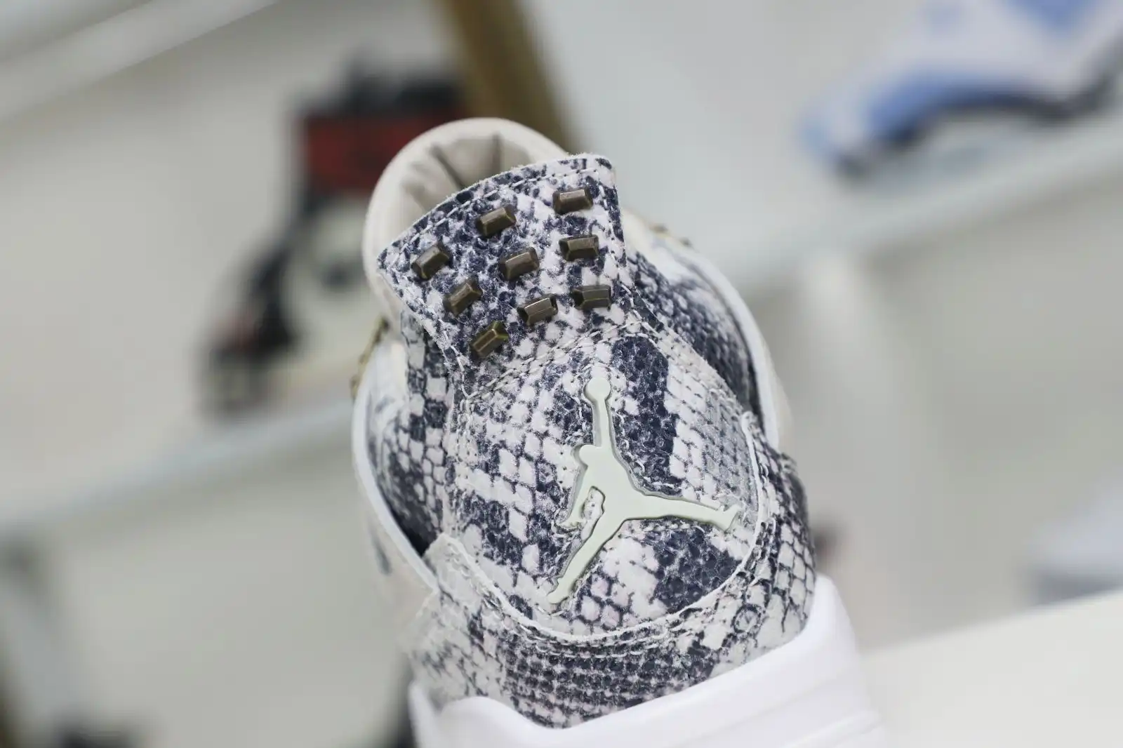 Cheap Kimikick Jordan Air Jordan 4 retro snakeskin