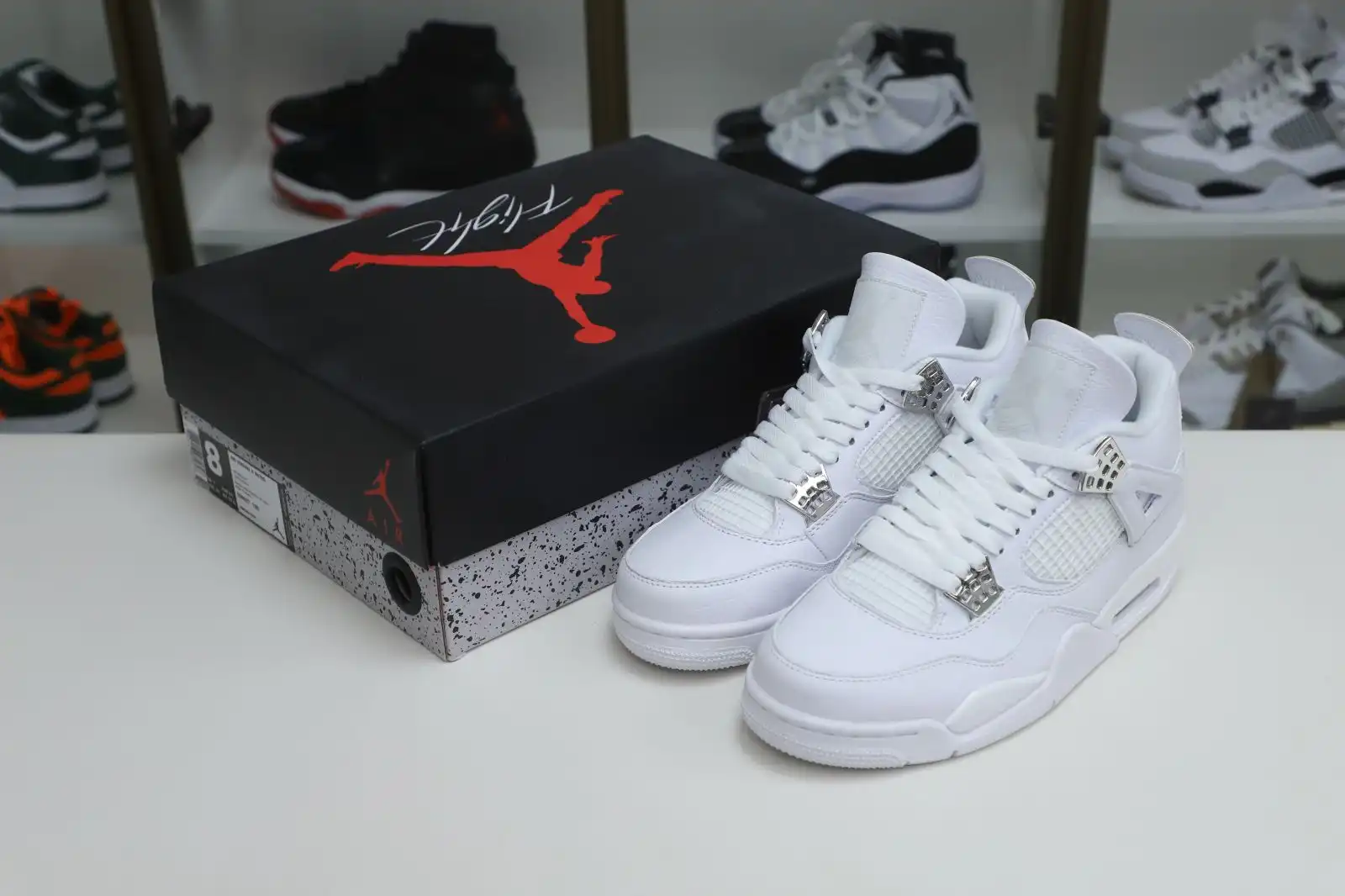 Kimikick Jordan Air Jordan 4 retro pure money