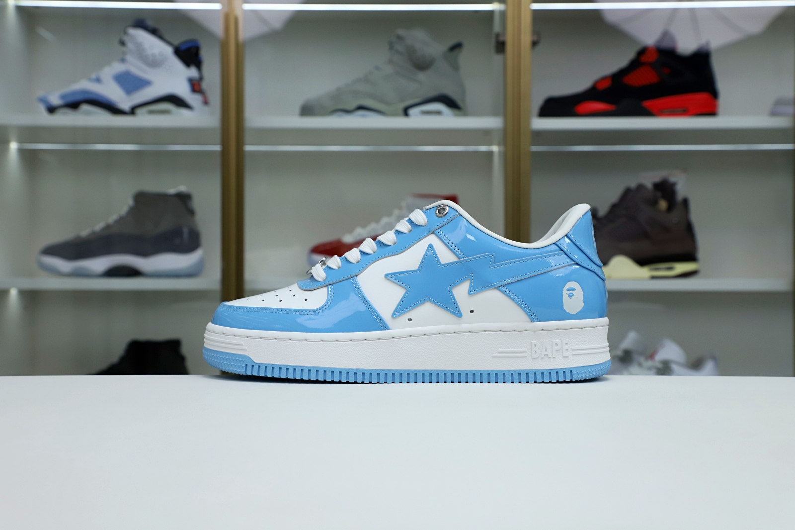 Kimi kick BAPESTA 'BLUE'