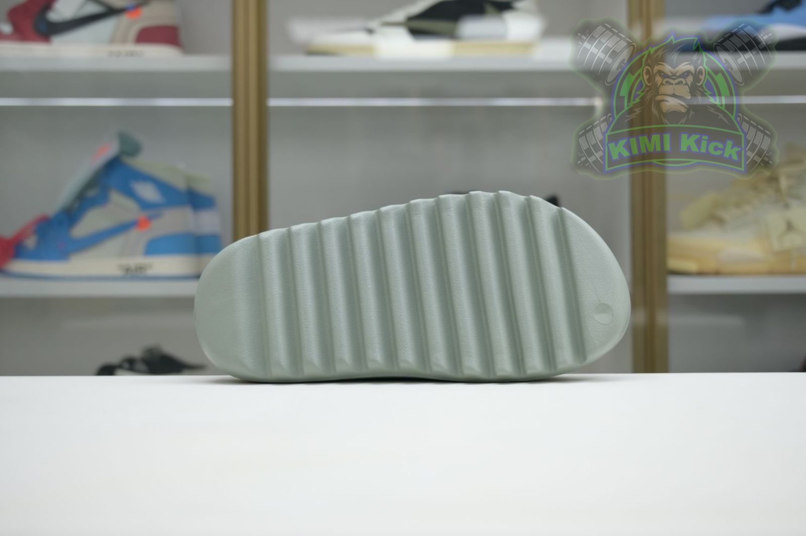 Kimi kick adidas originals Yeezy Slide Salt