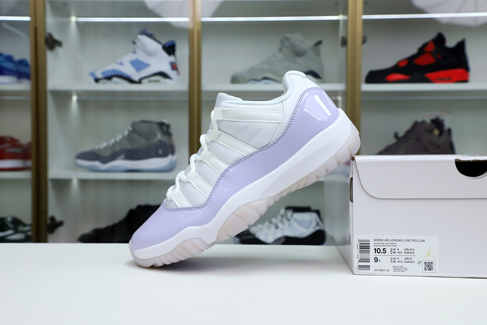 Kimi kick AIR JORDAN 11 LOW PURE VIOLET