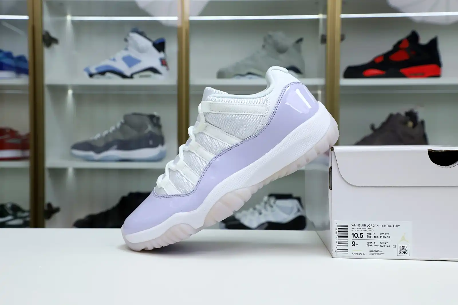 Kimikick AIR JORDAN 11 LOW PURE VIOLET