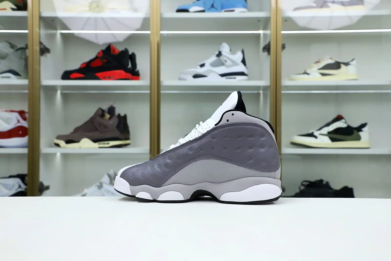 Reps Kimikick AIR JORDAN 13 RETRO 'ATMOSPHERE GREY' -414571-016