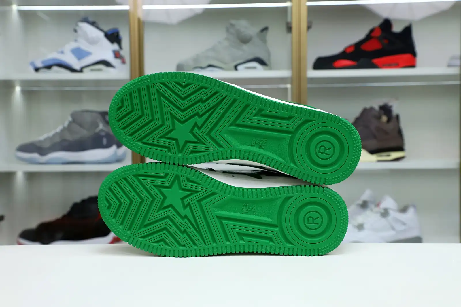 Kimikick BAPE BAPESTA 'GREEN'