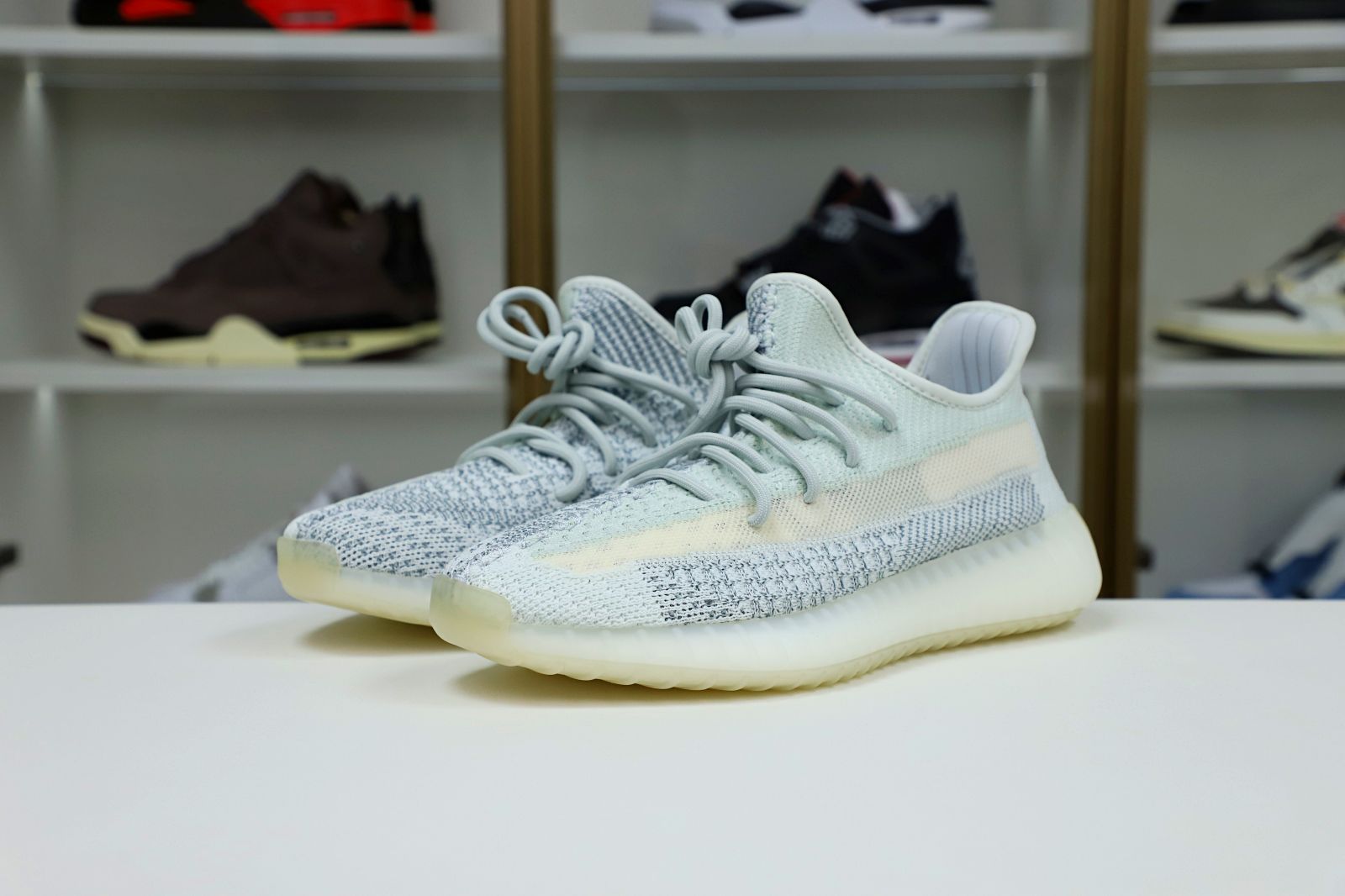 Kimikick YEEZY BOOST 350 V2 'CLOUD WHITE REFLECTIVE'