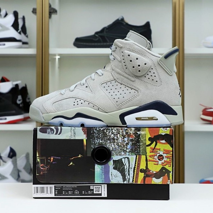 Kimi kick AIR JORDAN 6 “GEORGETOWN”