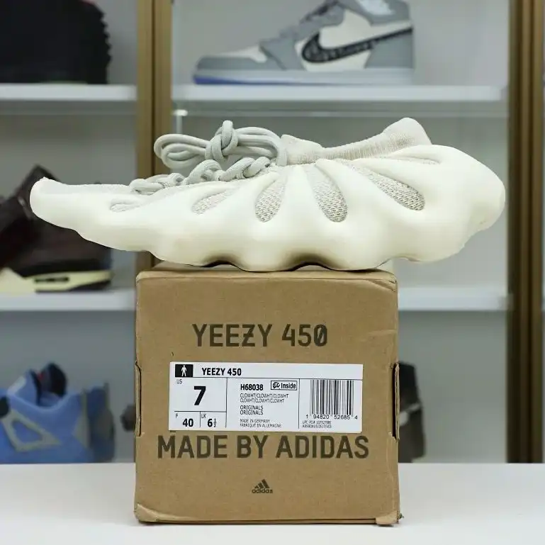 Kimikick YEEZY 450 CLOUD WHITE H68038