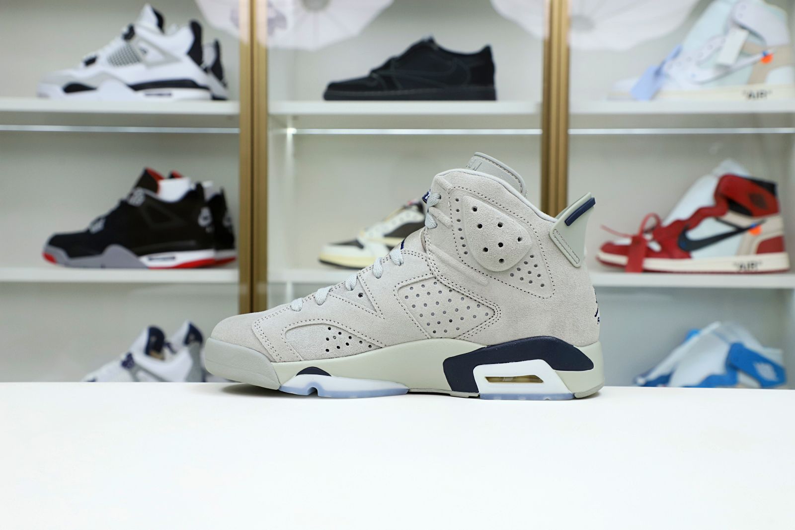 Kimi kick AIR JORDAN 6 “GEORGETOWN”