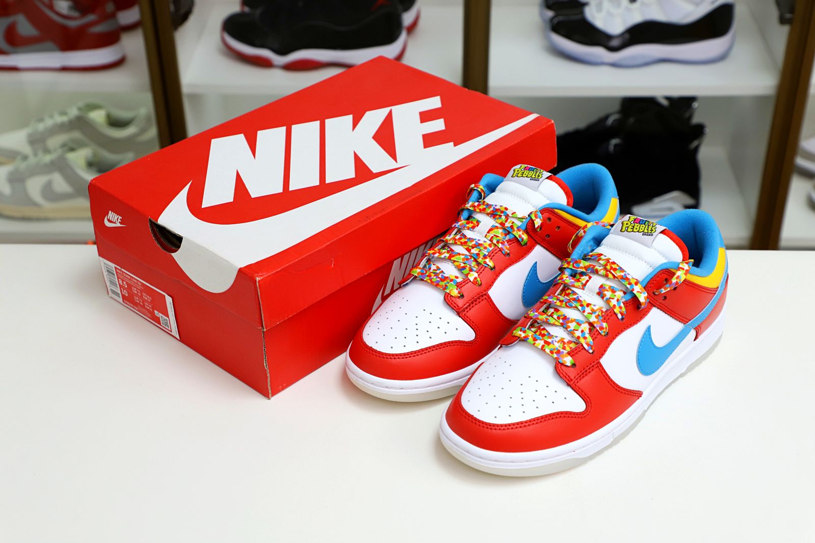 Kimi kick NIKE DUNK QS 'FRUITY PEBBLES'