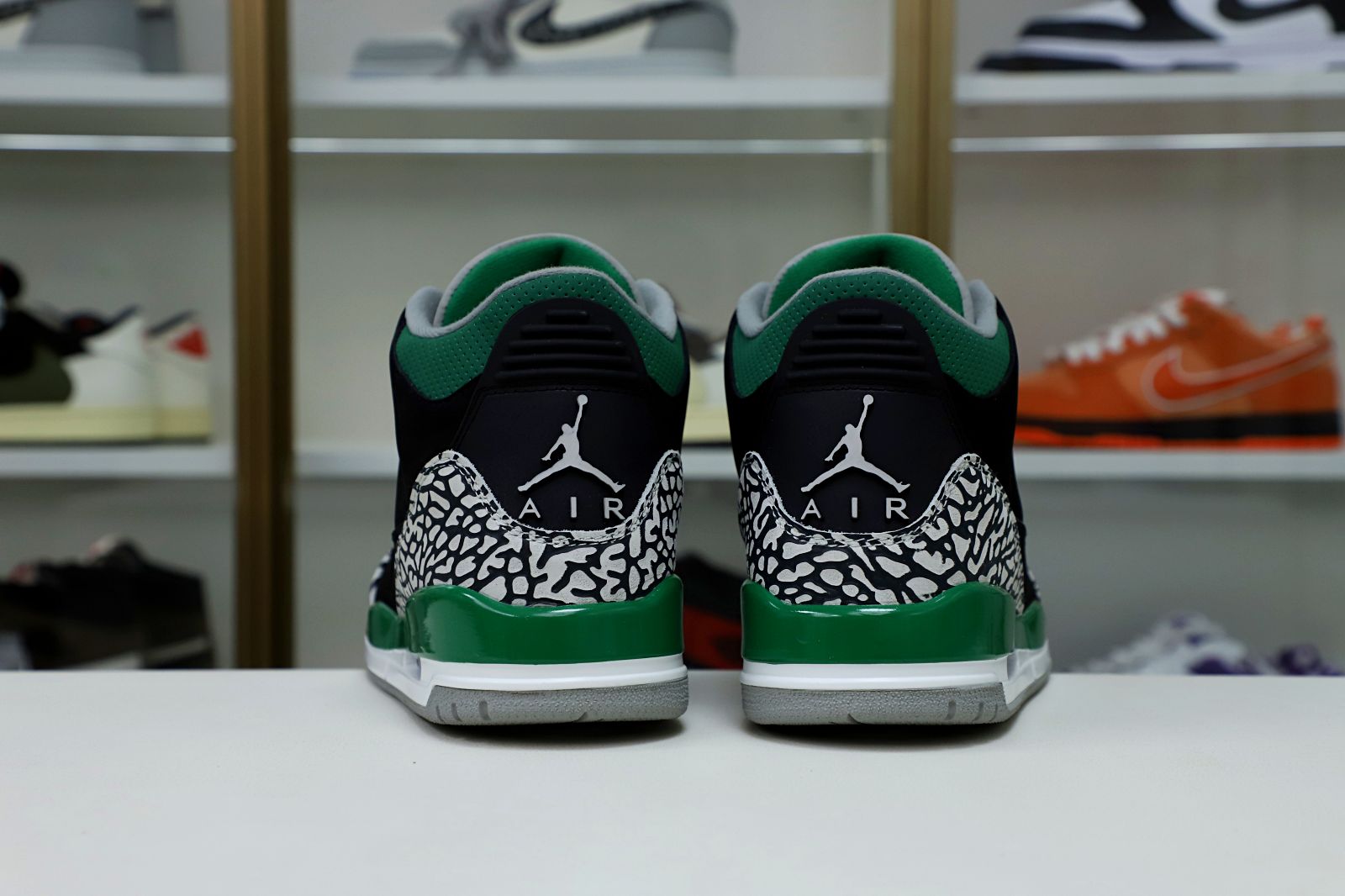 Kimi kick AIR JORDAN 3 PINE GREEN