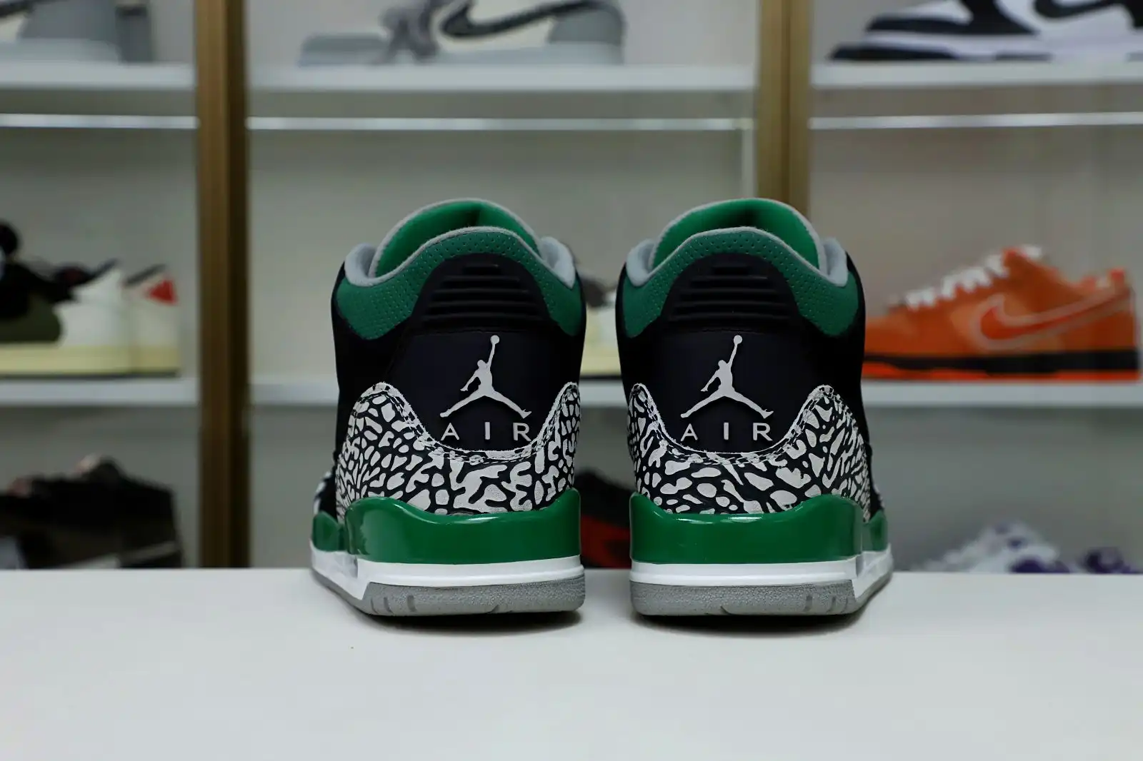 Cheap Kimikick AIR JORDAN 3 PINE GREEN